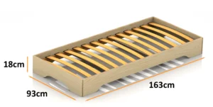 Dimensions du lit en bois pour enfants TILA 7