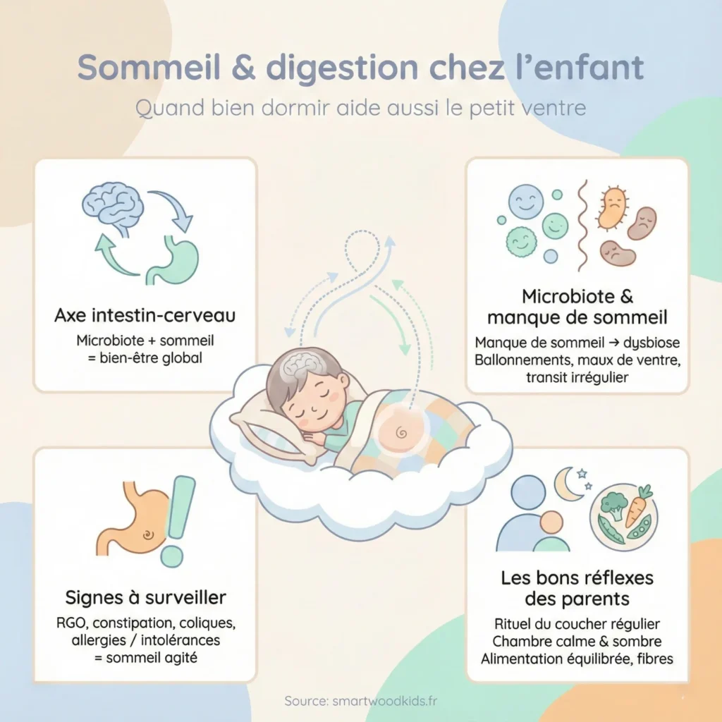 Sommeil & digestion chez l'enfant