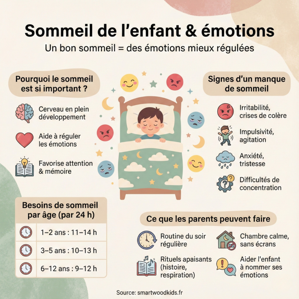 Sommeil enfant et émotions l'impact sur le bien-être