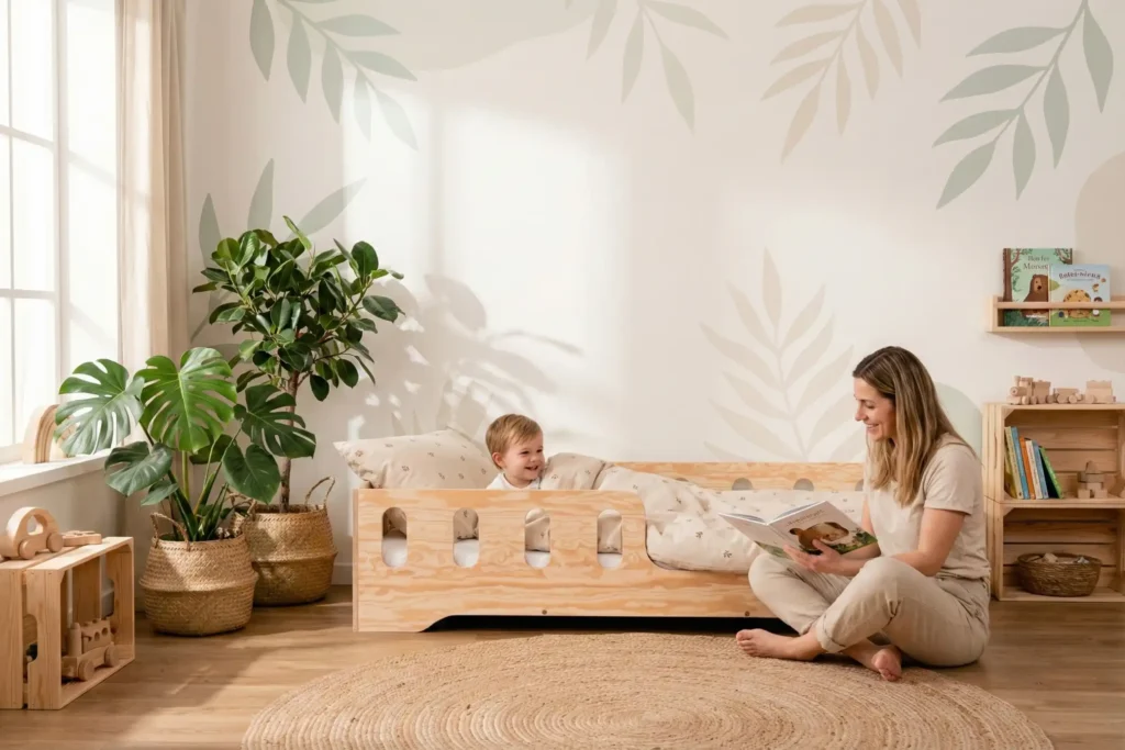 Lit d'enfant écologique en bois naturel guide pour un choix sain