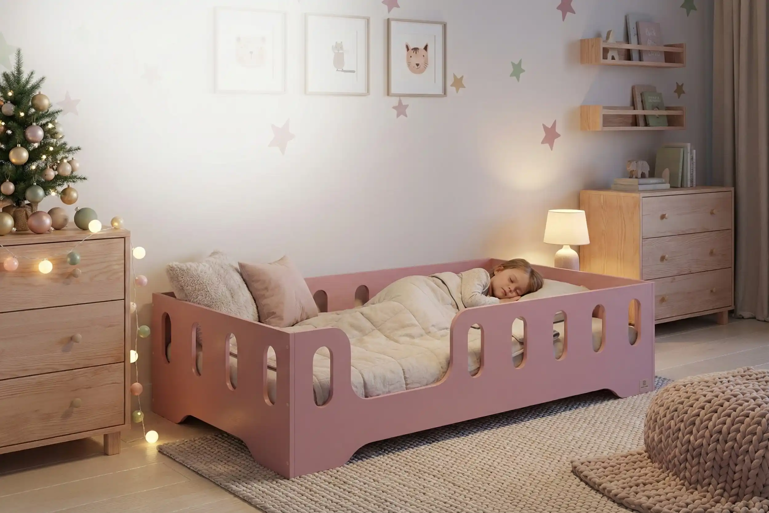 Un lit d'enfant sûr la clé pour des nuits paisibles et pour éviter les chutes